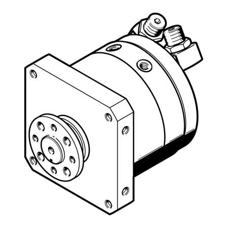 Semi-Rotary Drive DSM-T-25-270-P-FW-A-B